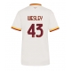 AS Roma Wesley Franca #43 Replike Gostujuci Dres za Ženska 2026-27 Kratak Rukav